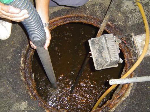 斗门隔油池清理